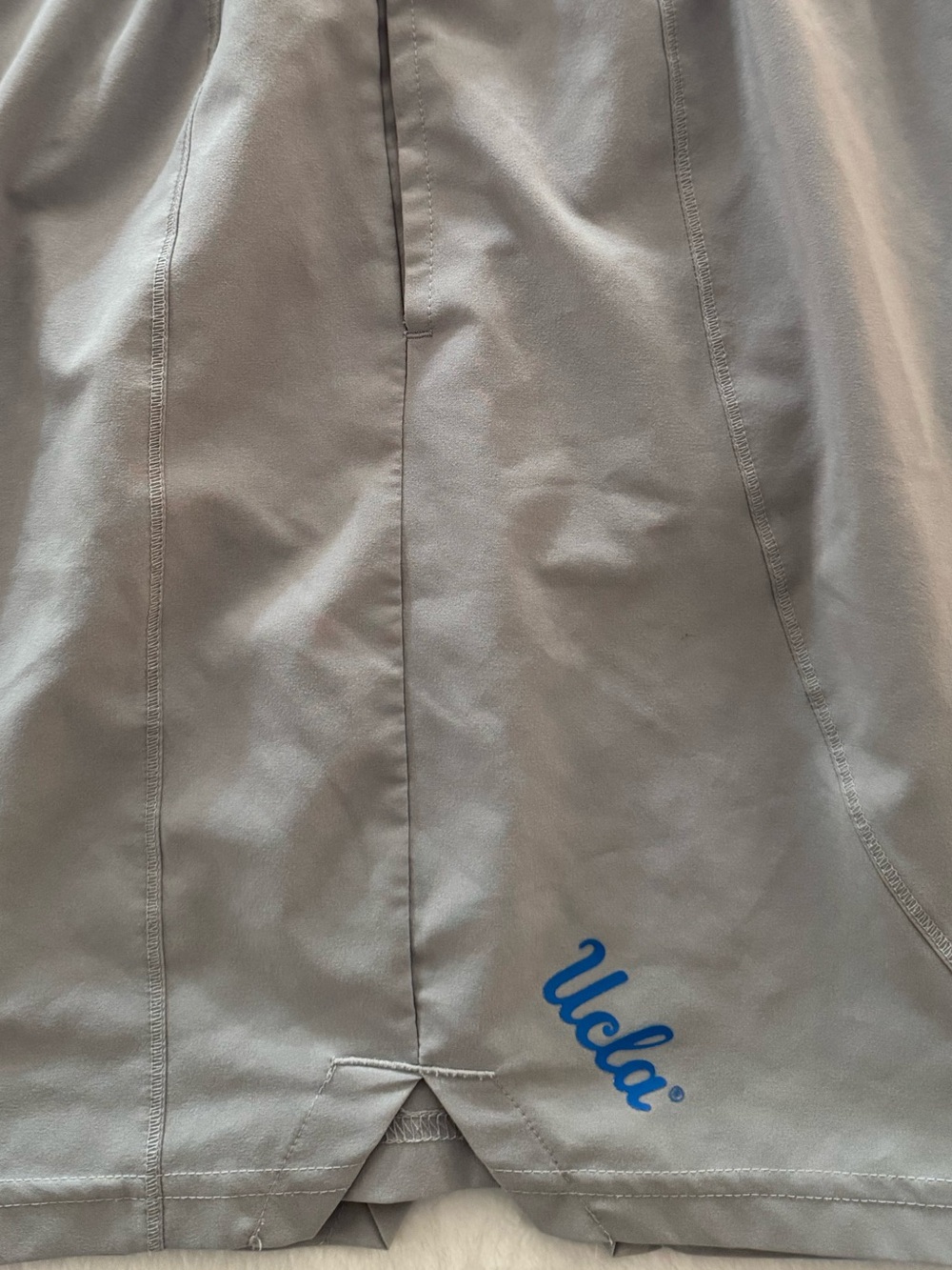 Jordan Gray/blue UCLA shorts